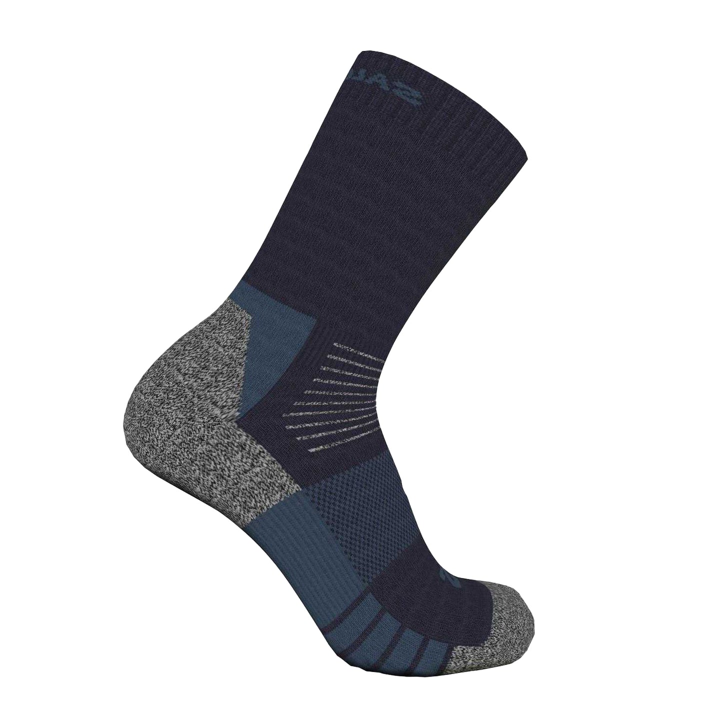 Black-Blue - Back - Salomon Unisex Adult Merin Crew Socks (Pack of 2)