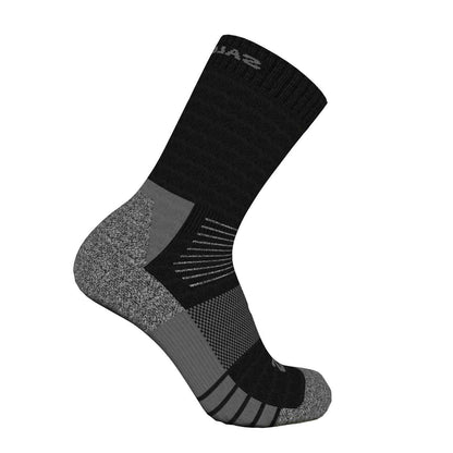 Black-Grey - Back - Salomon Unisex Adult Merin Crew Socks (Pack of 2)