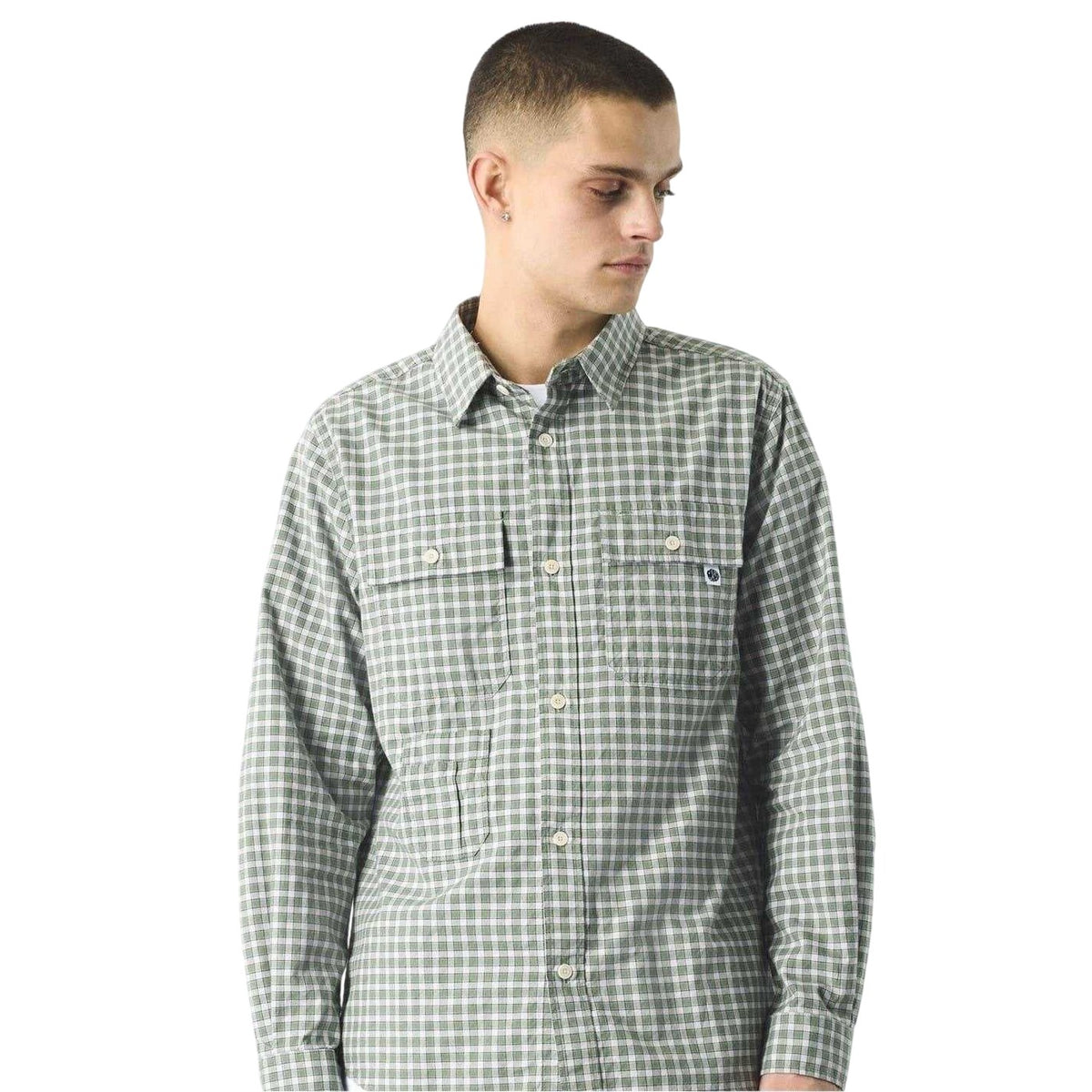 Green - Side - Pretty Green Mens Eastbrook Shirt
