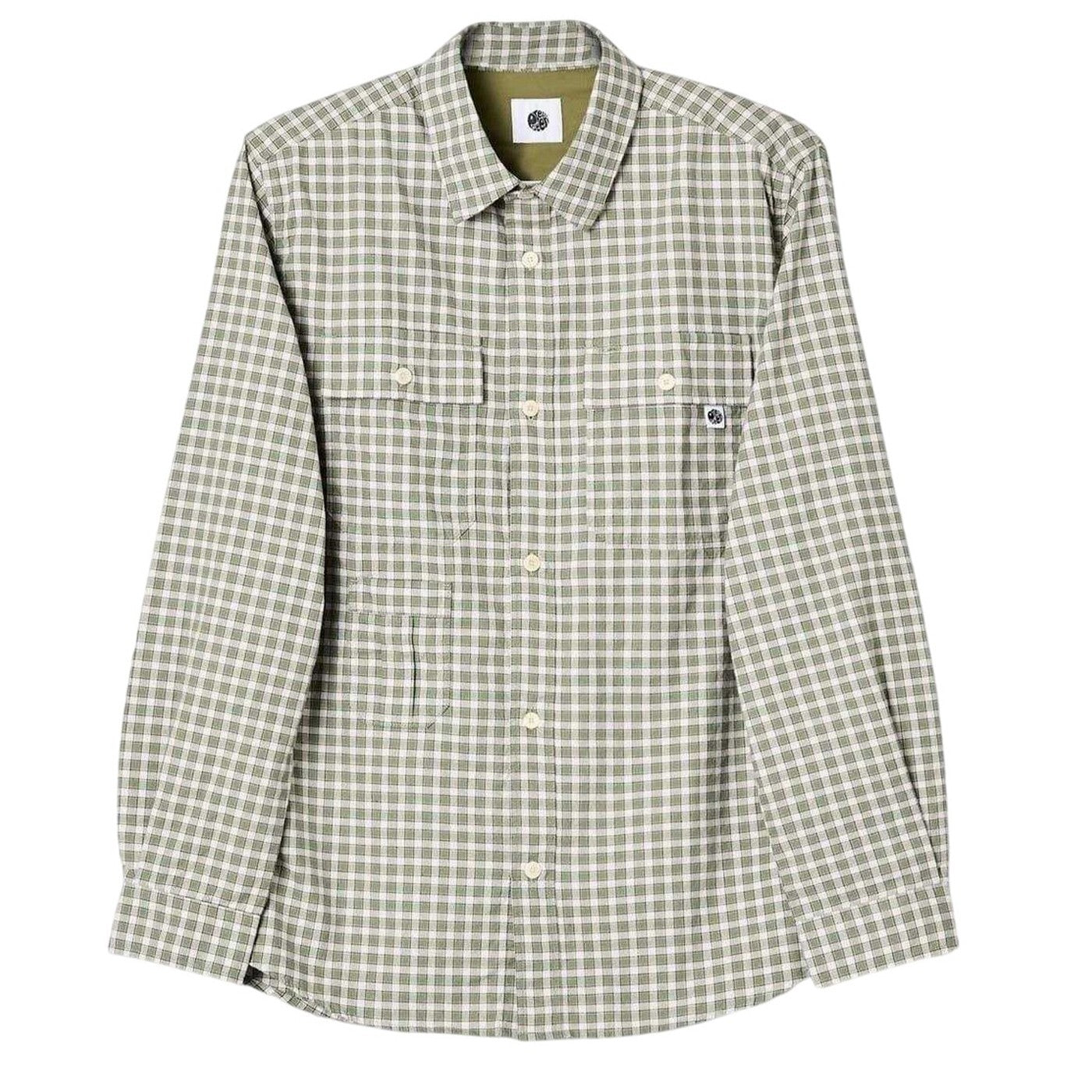 Green - Front - Pretty Green Mens Eastbrook Shirt