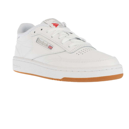White - Front - Reebok Womens-Ladies Classics Club C 85 Leather Trainers