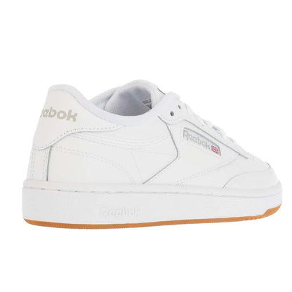 White - Back - Reebok Womens-Ladies Classics Club C 85 Leather Trainers