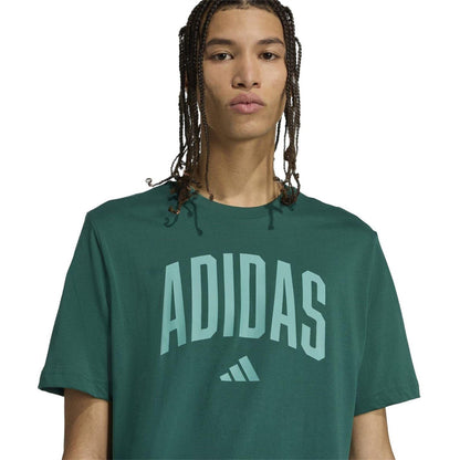College Green - Side - Adidas Mens Cotton T-Shirt