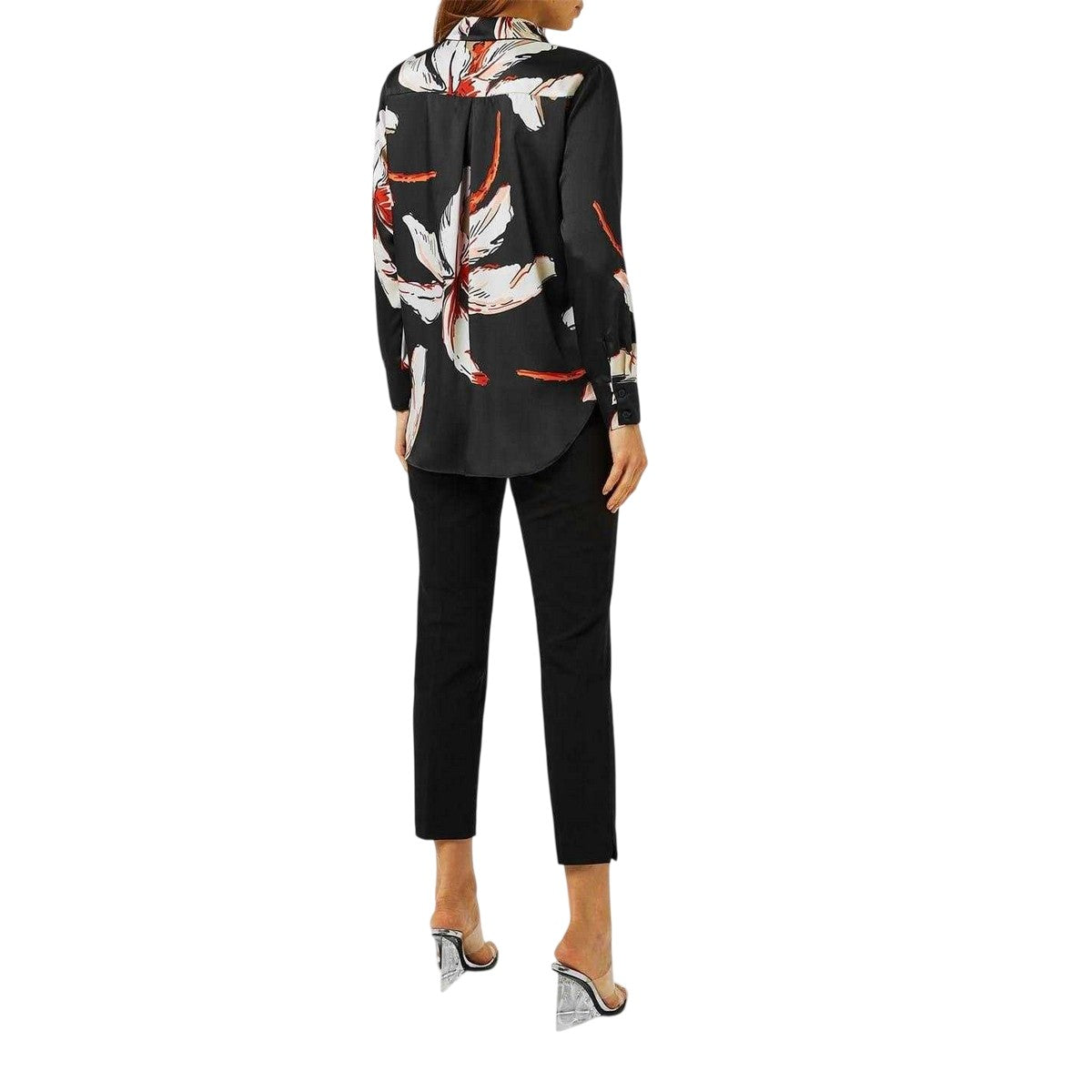 Black - Pack Shot - Marella Womens-Ladies Lugano Relaxed Fit Long-Sleeved Shirt