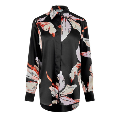 Black - Front - Marella Womens-Ladies Lugano Relaxed Fit Long-Sleeved Shirt