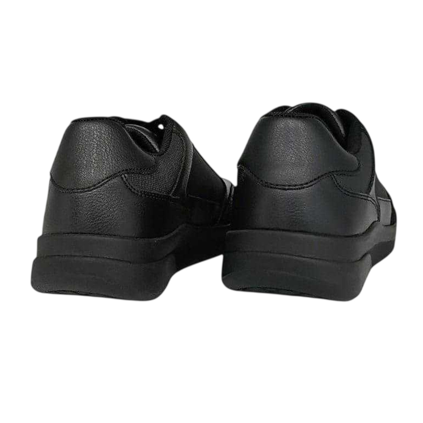Black - Back - Pretty Green Childrens-Kids Welwyn Lace Up School Shoes