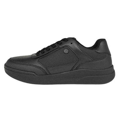 Black - Lifestyle - Pretty Green Childrens-Kids Welwyn Lace Up School Shoes