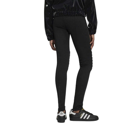 Black - Back - Adidas Womens-Ladies Performance Padded High Waist Tights