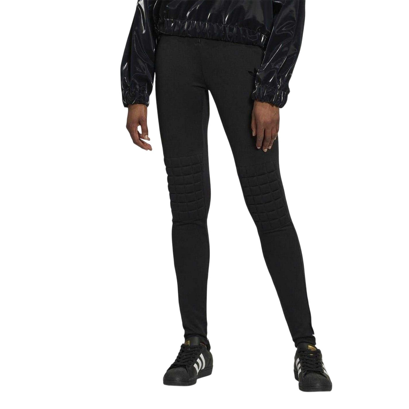 Black - Lifestyle - Adidas Womens-Ladies Performance Padded High Waist Tights