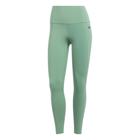 Green - Front - Adidas Womens-Ladies 7-8 Leggings