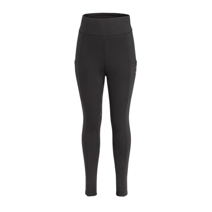 Black - Front - Requisite Womens-Ladies Lightweight Horse Riding Tights