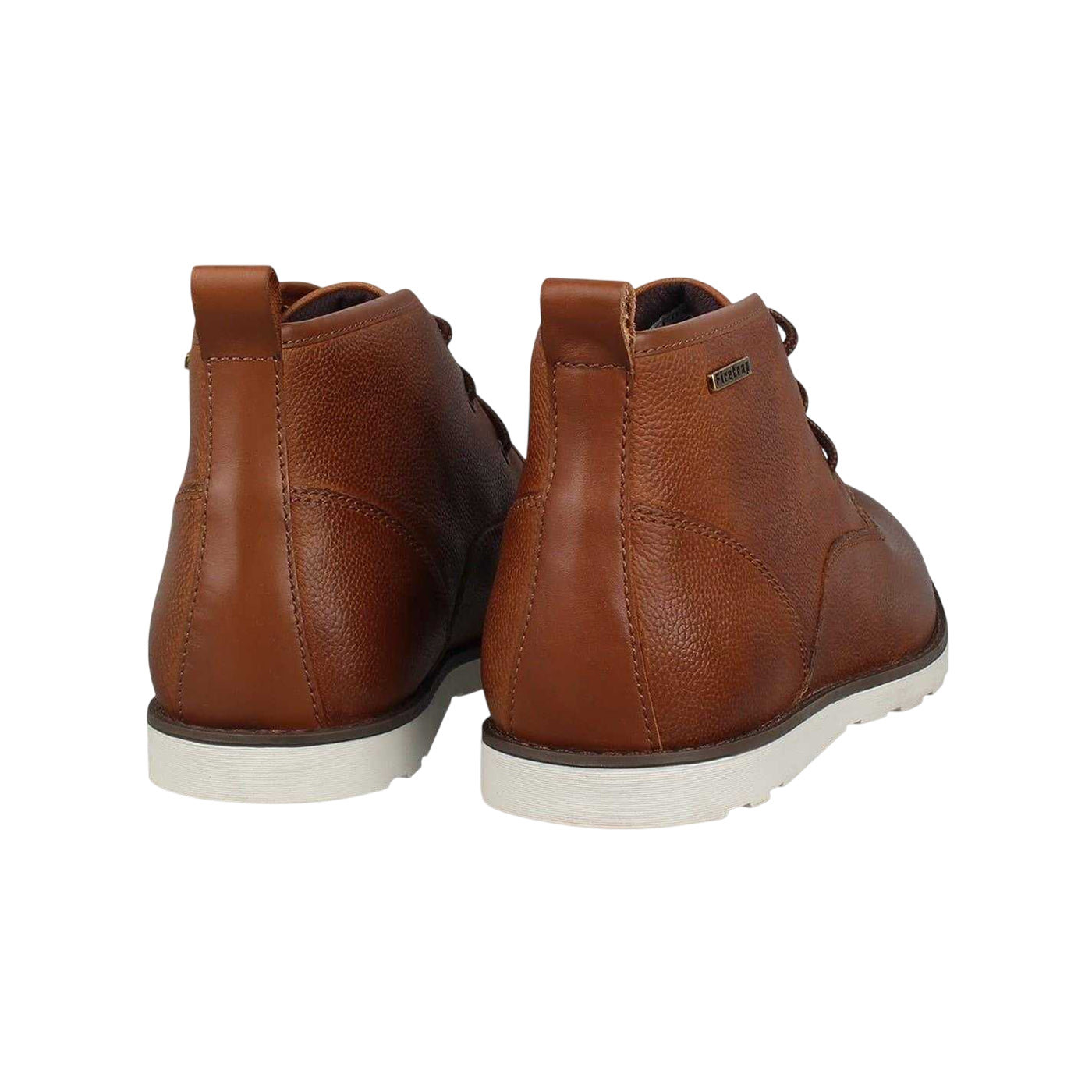 Tan - Back - Firetrap Mens Suede Flat Desert Boots