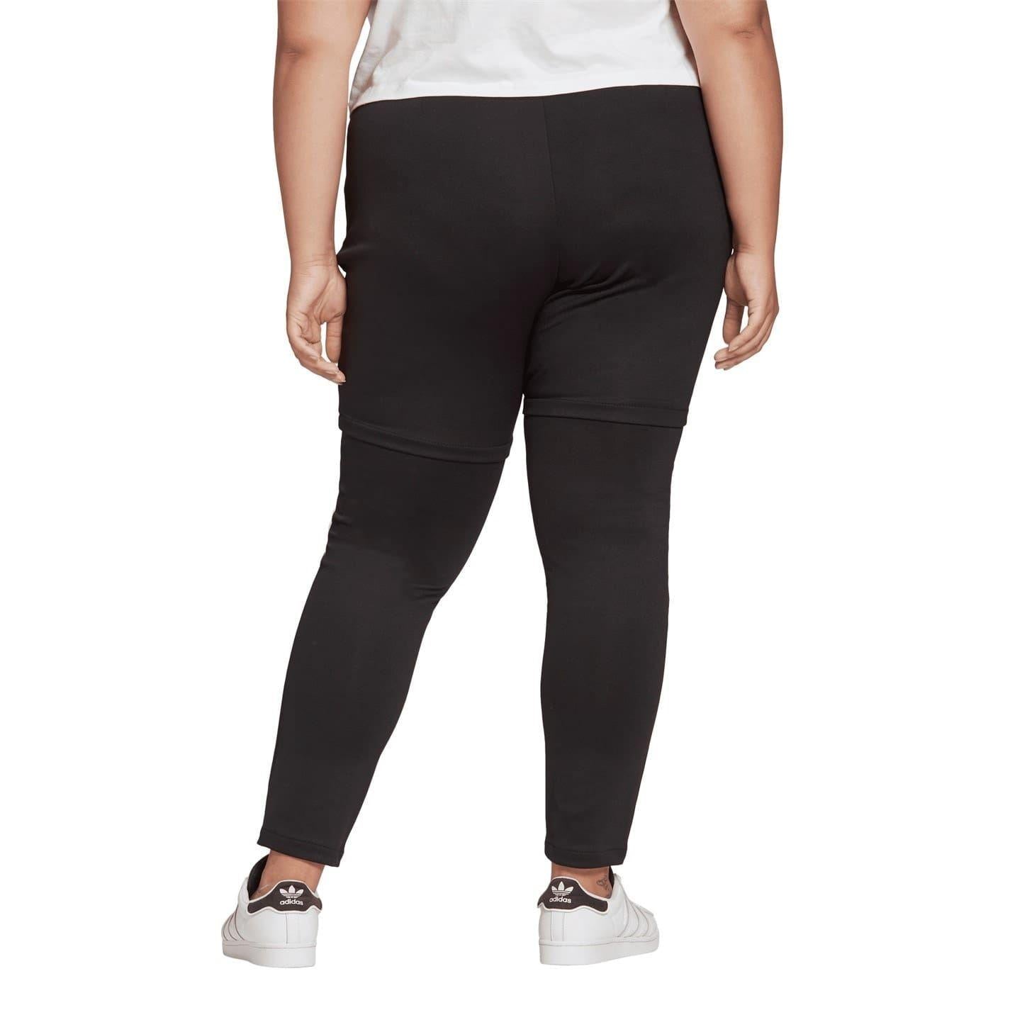 Black - Back - Adidas Womens-Ladies Originals Slim Leggings