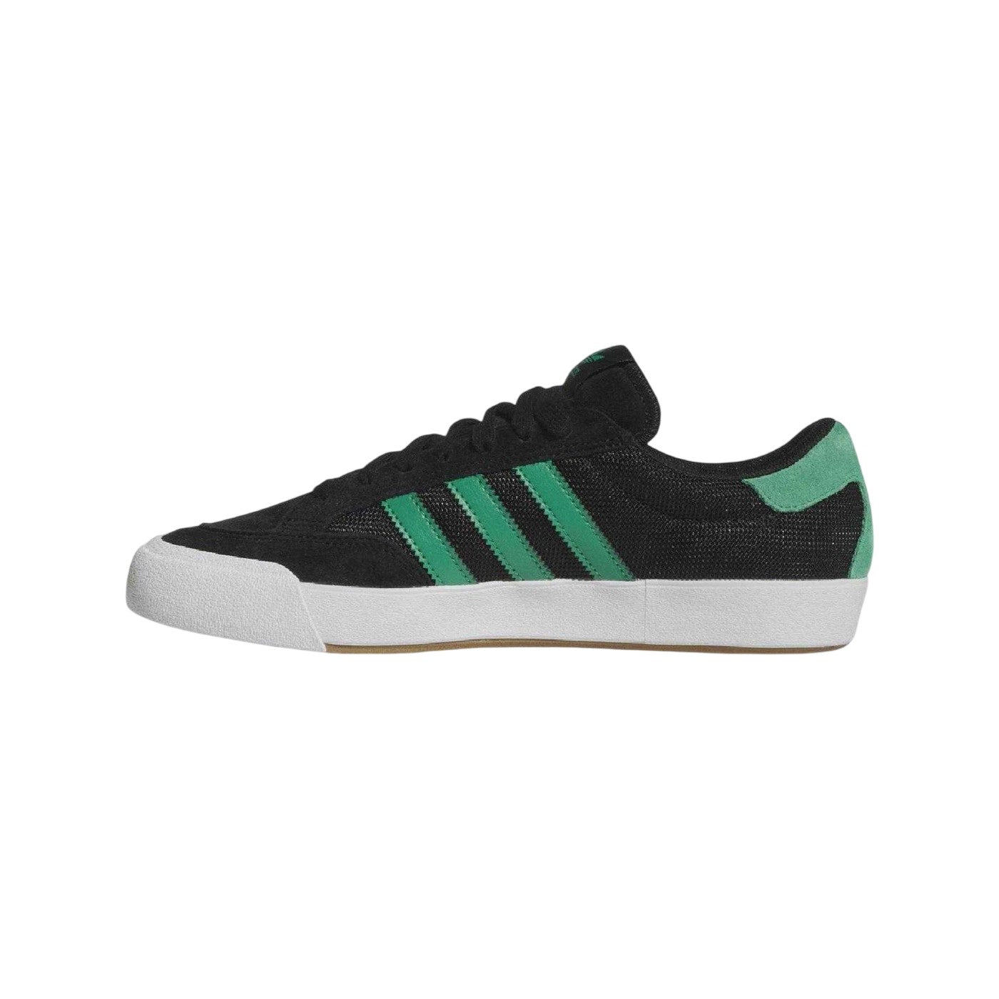 Black - Side - Adidas Mens Originals Leather Skateboarding Trainers
