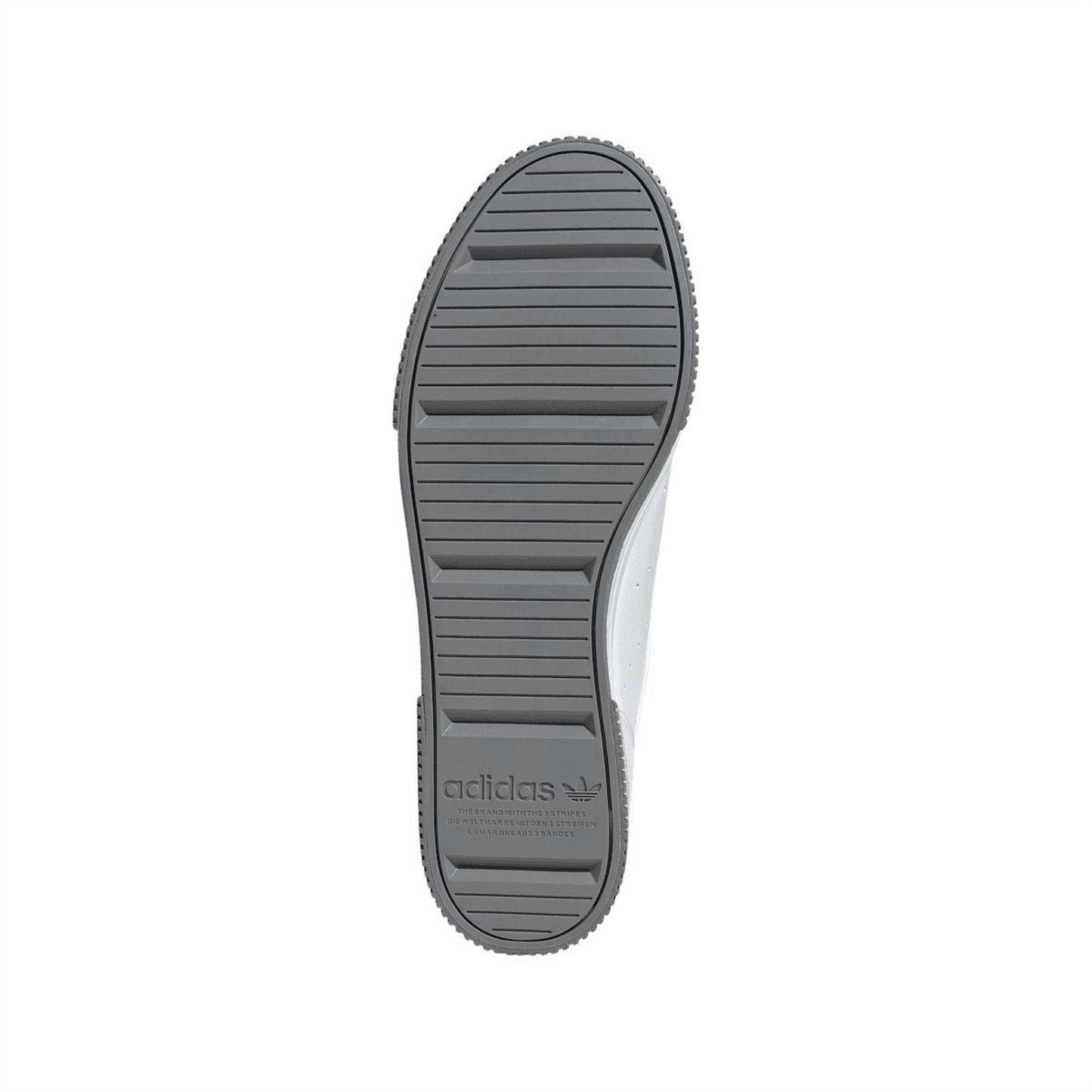 White - Back - Adidas Mens Tourino Leather Trainers