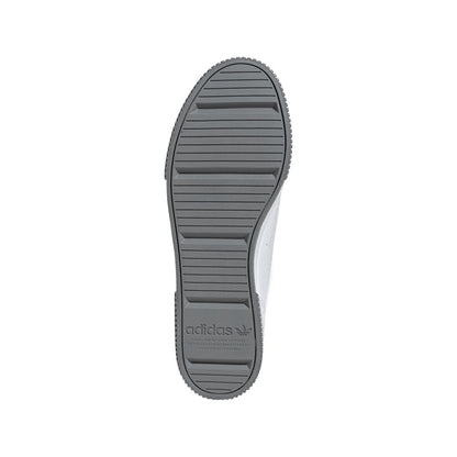 White - Back - Adidas Mens Tourino Leather Trainers