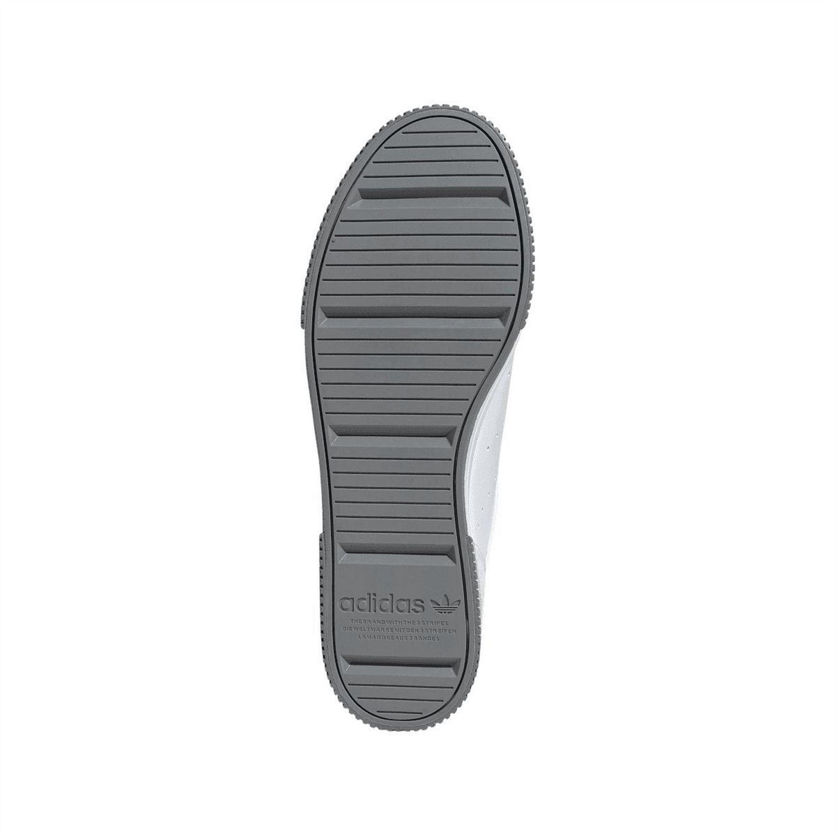 White - Back - Adidas Mens Tourino Leather Trainers