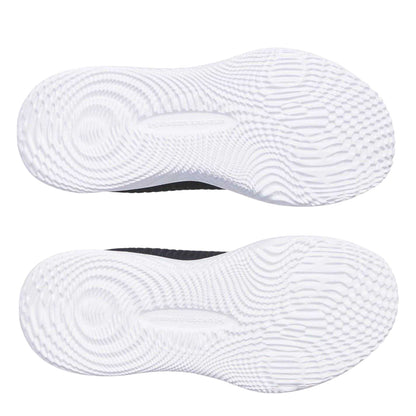 Black-White - Back - Under Armour Womens-Ladies IntelliKnit Shoes