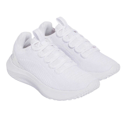 White - Front - Under Armour Womens-Ladies IntelliKnit Shoes
