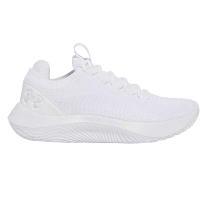 White - Side - Under Armour Womens-Ladies IntelliKnit Shoes