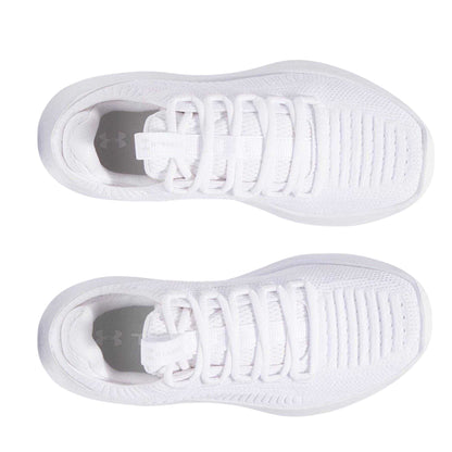 White - Pack Shot - Under Armour Womens-Ladies IntelliKnit Shoes