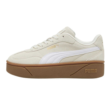 Alpine-Gum - Back - Puma Womens-Ladies Club Era II Suede Platform Trainers
