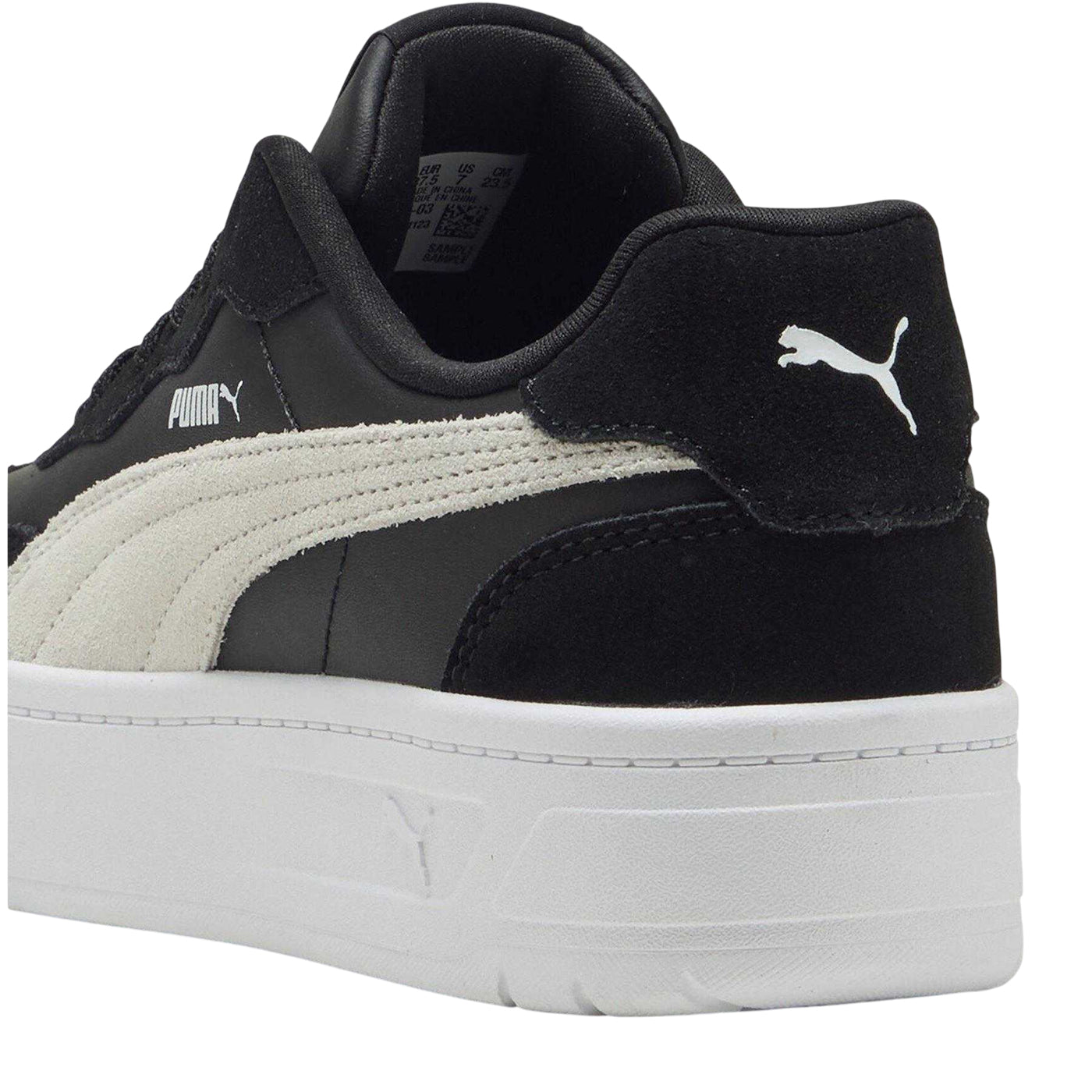 Surf-Quarry Grey - Lifestyle - Puma Womens-Ladies Court Lally Skye Leather Platform Trainers