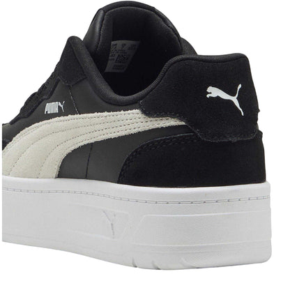 Surf-Quarry Grey - Lifestyle - Puma Womens-Ladies Court Lally Skye Leather Platform Trainers