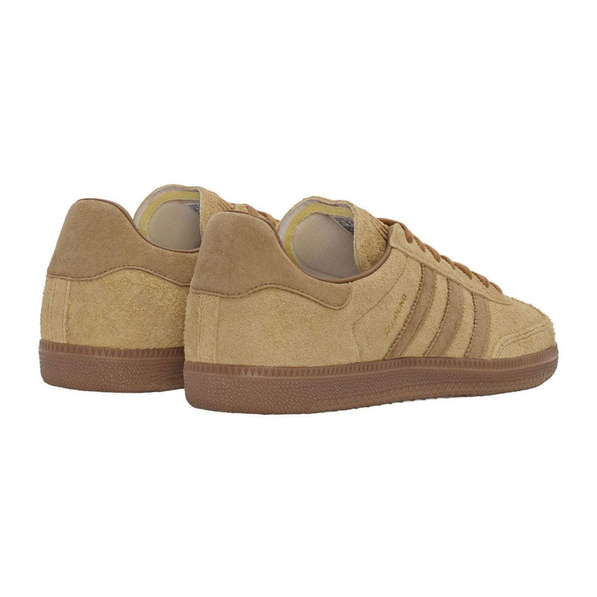 Brown - Back - Adidas Mens Samba Suede Trainers