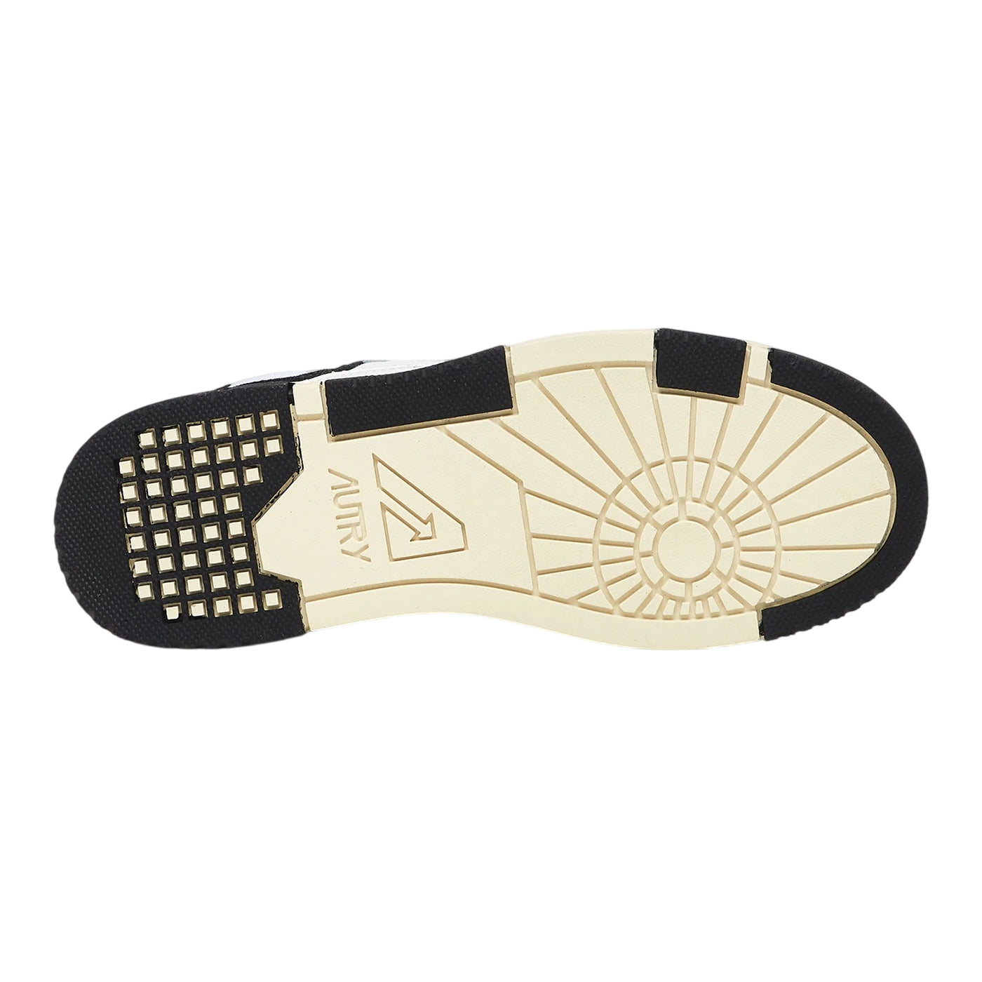 White-Black - Side - Autry Mens Medalist Leather Trainers