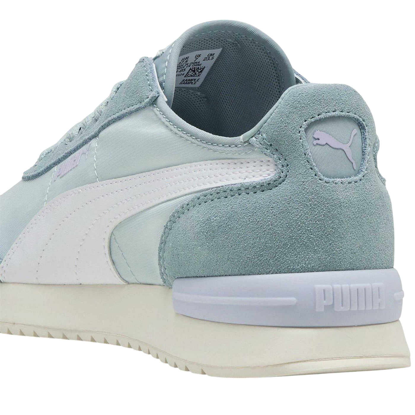 Blue-White - Side - Puma Childrens-Kids R78 Flat Trainers
