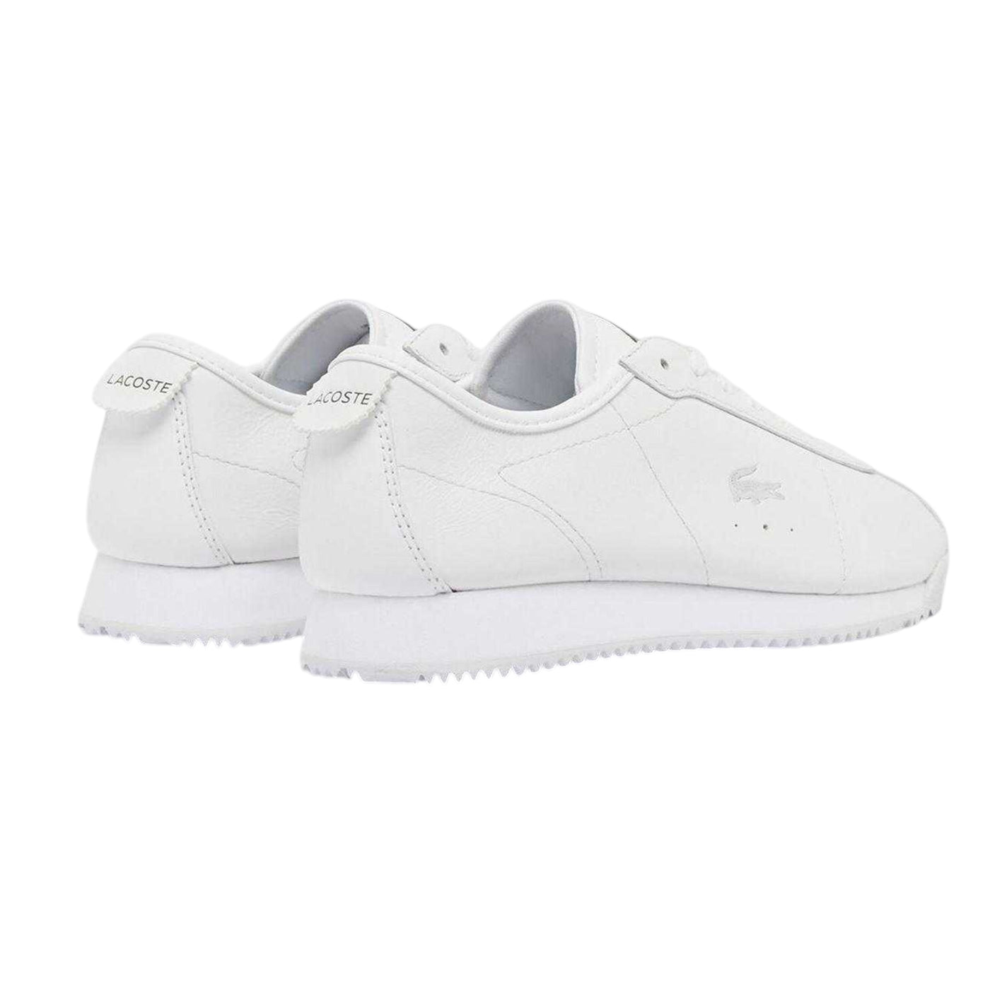 White - Back - Lacoste Womens-Ladies Club Leather Trainers