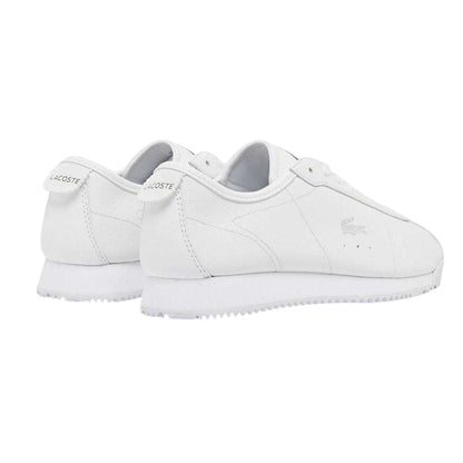 White - Back - Lacoste Womens-Ladies Club Leather Trainers