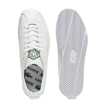 White - Lifestyle - Lacoste Womens-Ladies Club Leather Trainers