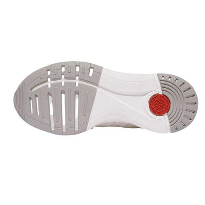 White-Grey - Back - Fit Flop Womens-Ladies FFX Knitted Trainers