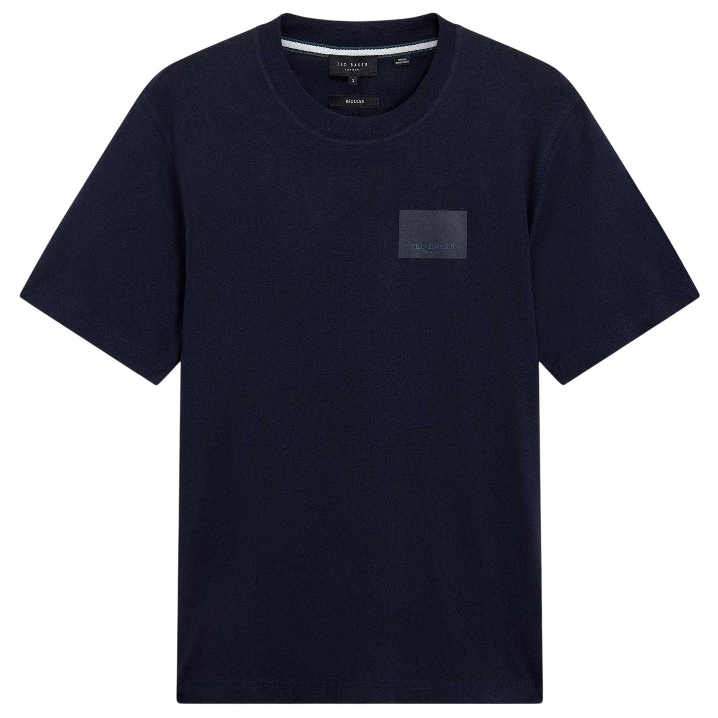 Navy - Front - Ted Baker Mens Box Logo T-Shirt