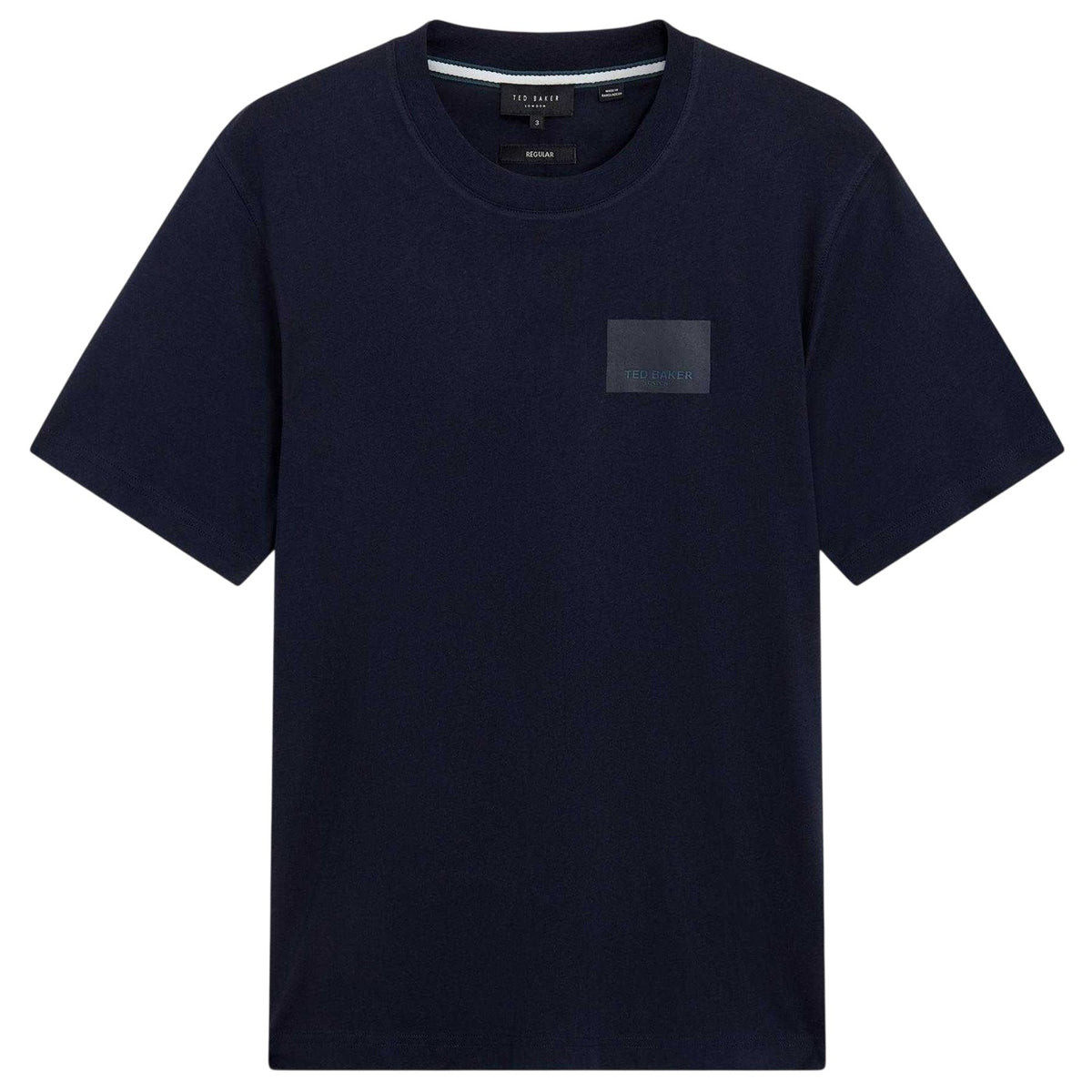 Navy - Front - Ted Baker Mens Box Logo T-Shirt
