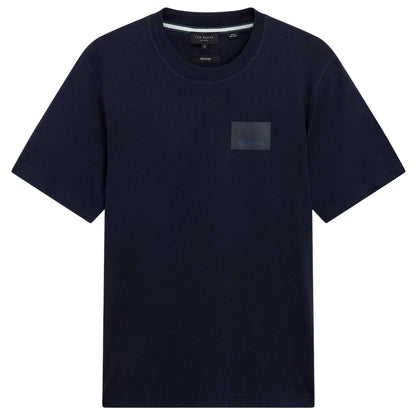 Navy - Front - Ted Baker Mens Box Logo T-Shirt