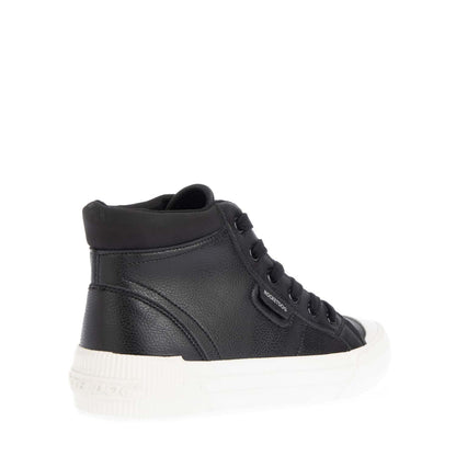 Black - Side - Rocket Dog Womens-Ladies Cheery High-top Trainers