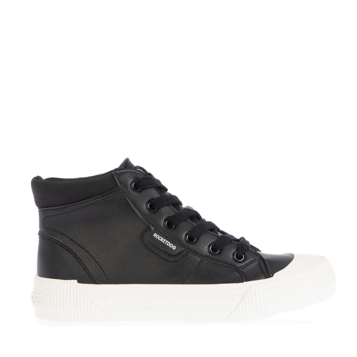 Black - Lifestyle - Rocket Dog Womens-Ladies Cheery High-top Trainers
