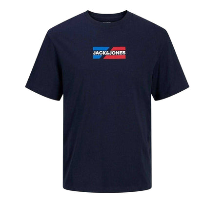 Sky Captain - Side - Jack And Jones Mens Relaxed Fit T-Shirt (Pack of 3)