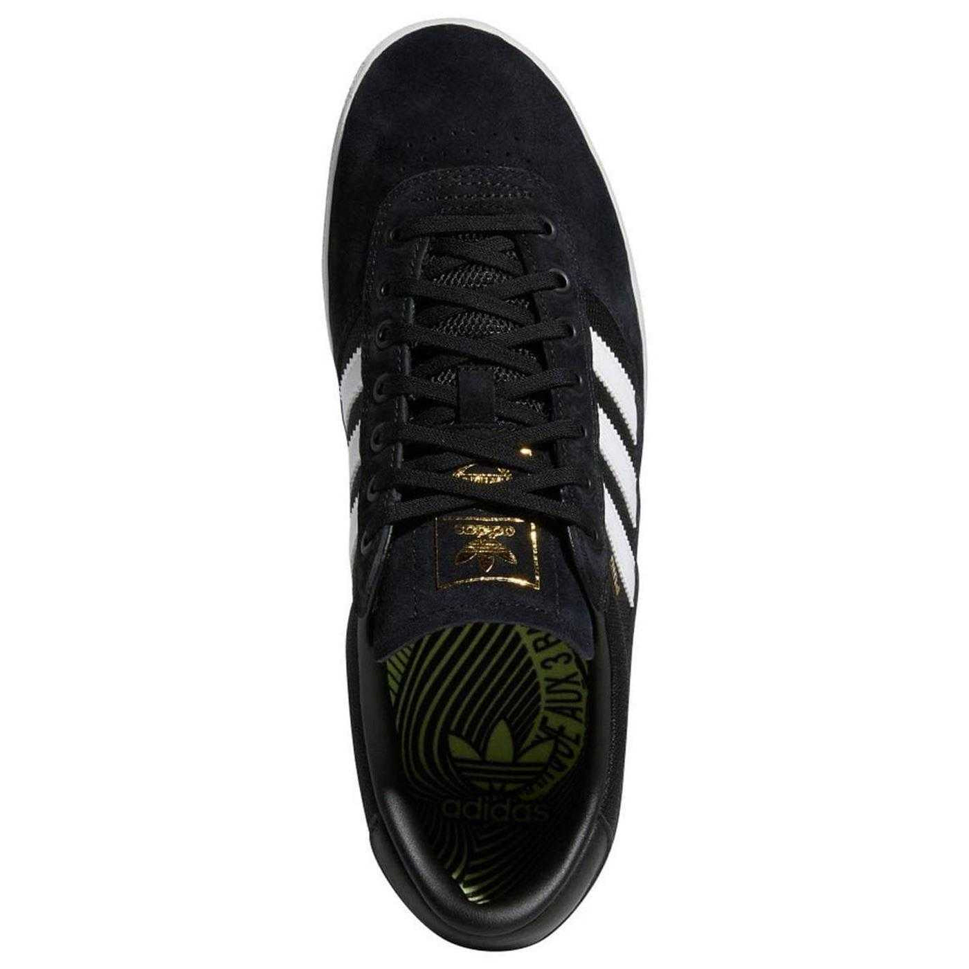 Black - Pack Shot - Adidas Mens Originals PUIG Leather Trainers