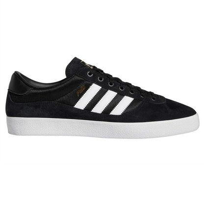 Black - Front - Adidas Mens Originals PUIG Leather Trainers