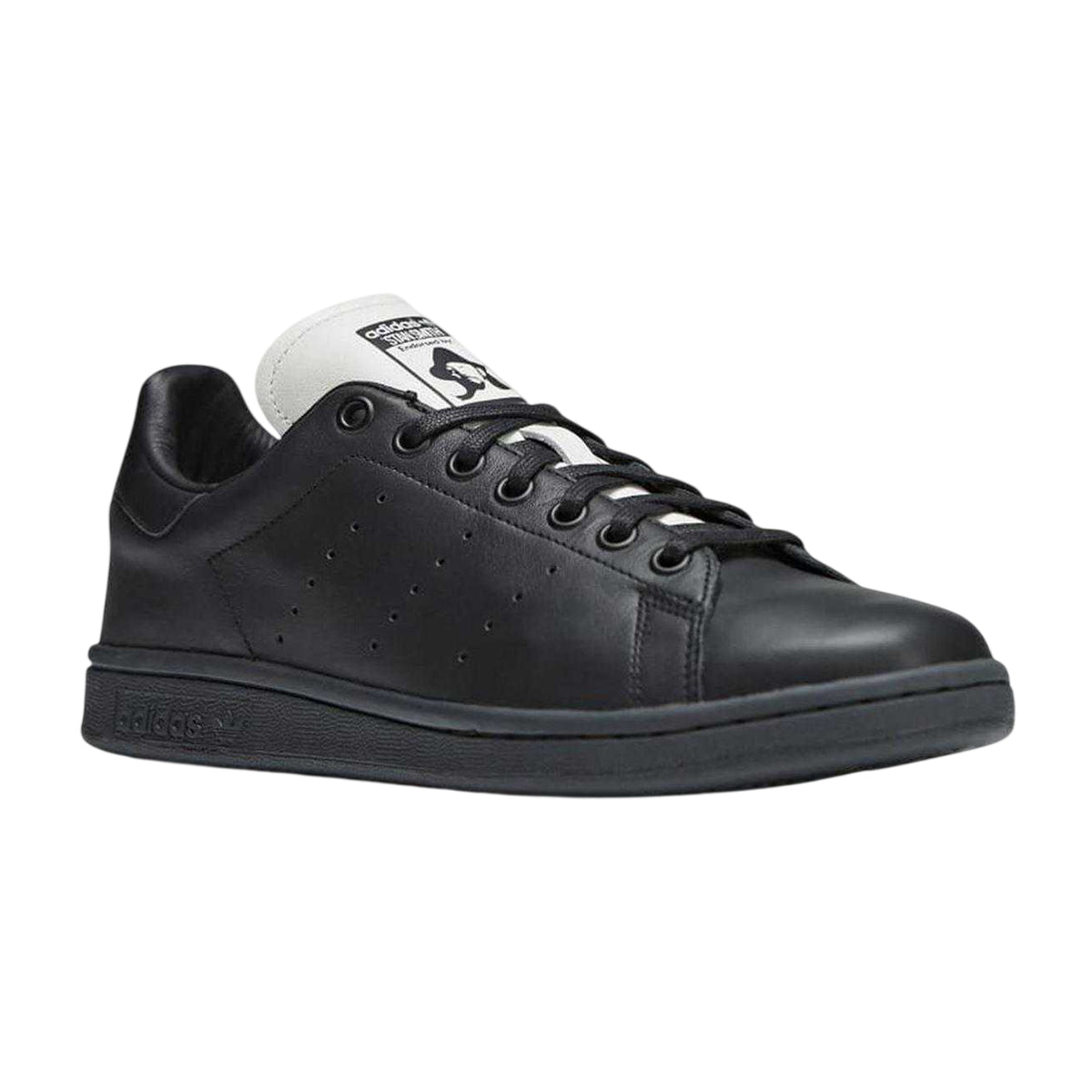 Black-White - Front - Adidas Mens Originals Yohji Stan Leather Trainers