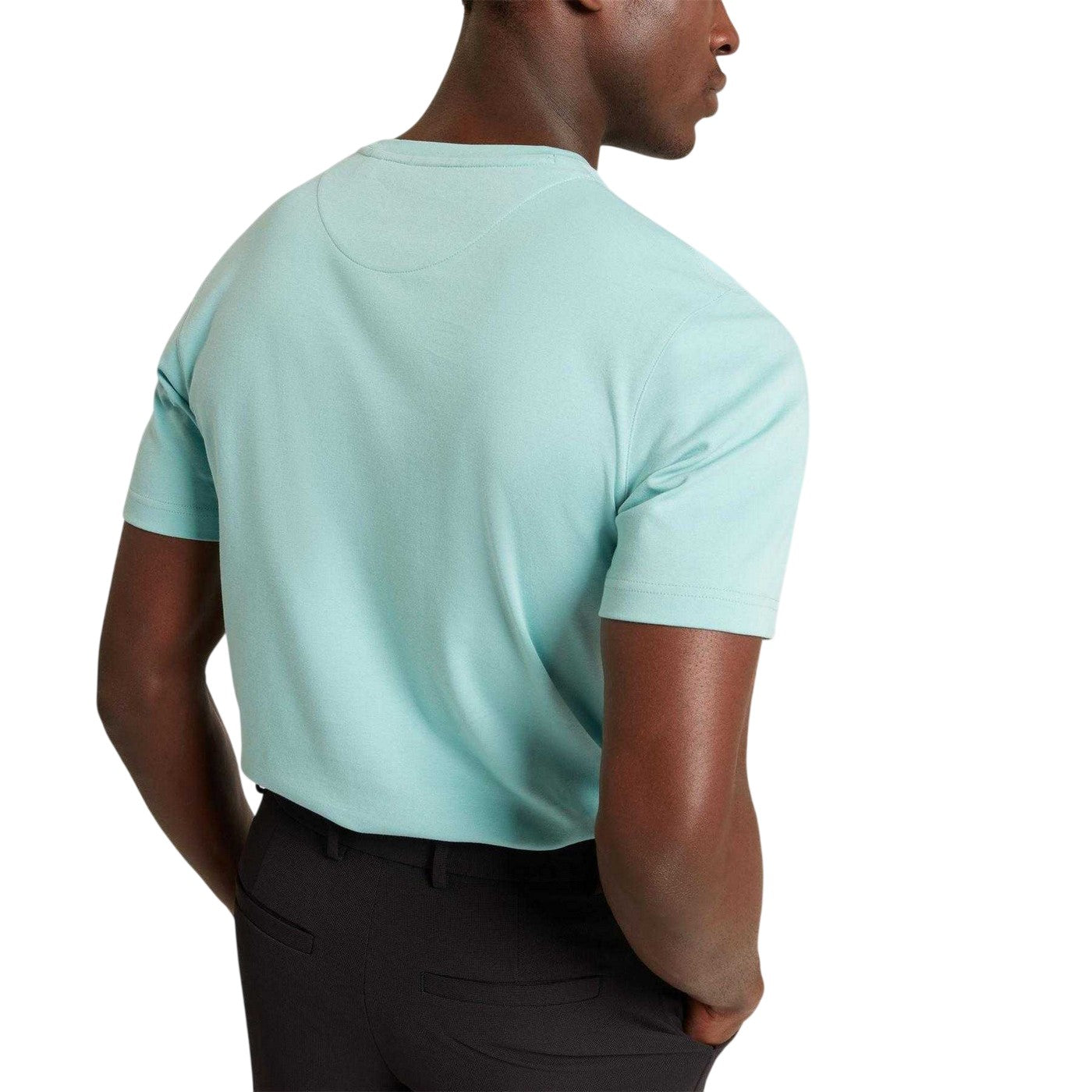 Turquoise - Pack Shot - Ted Baker Mens Soft Touch Short-Sleeved T-Shirt