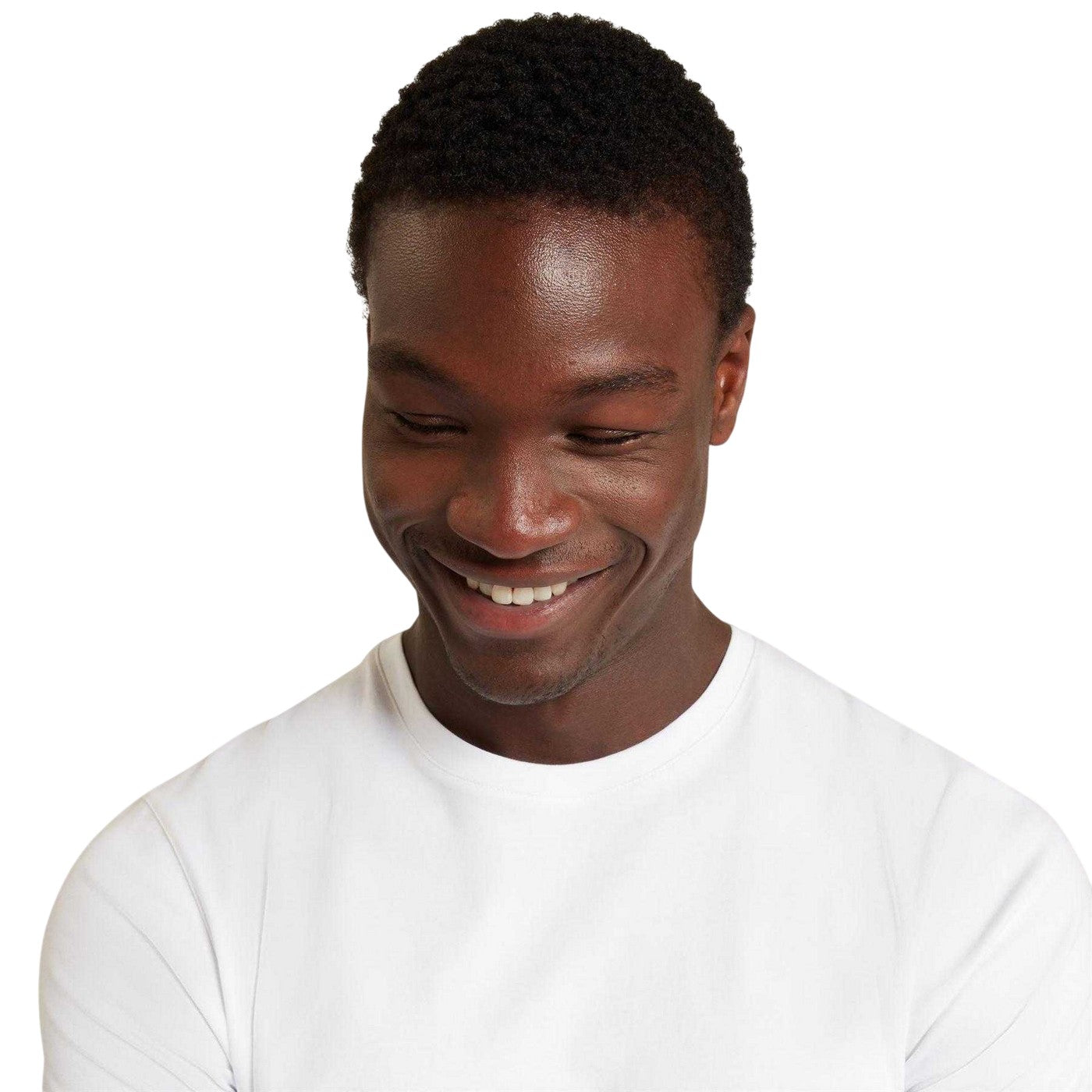 White - Side - Ted Baker Mens Soft Touch Short-Sleeved T-Shirt