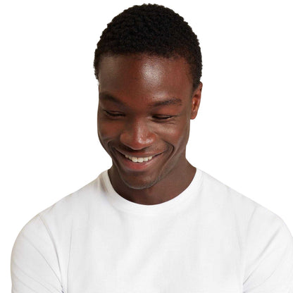White - Side - Ted Baker Mens Soft Touch Short-Sleeved T-Shirt