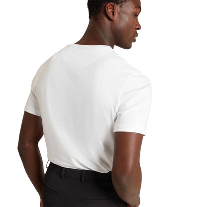 White - Pack Shot - Ted Baker Mens Soft Touch Short-Sleeved T-Shirt
