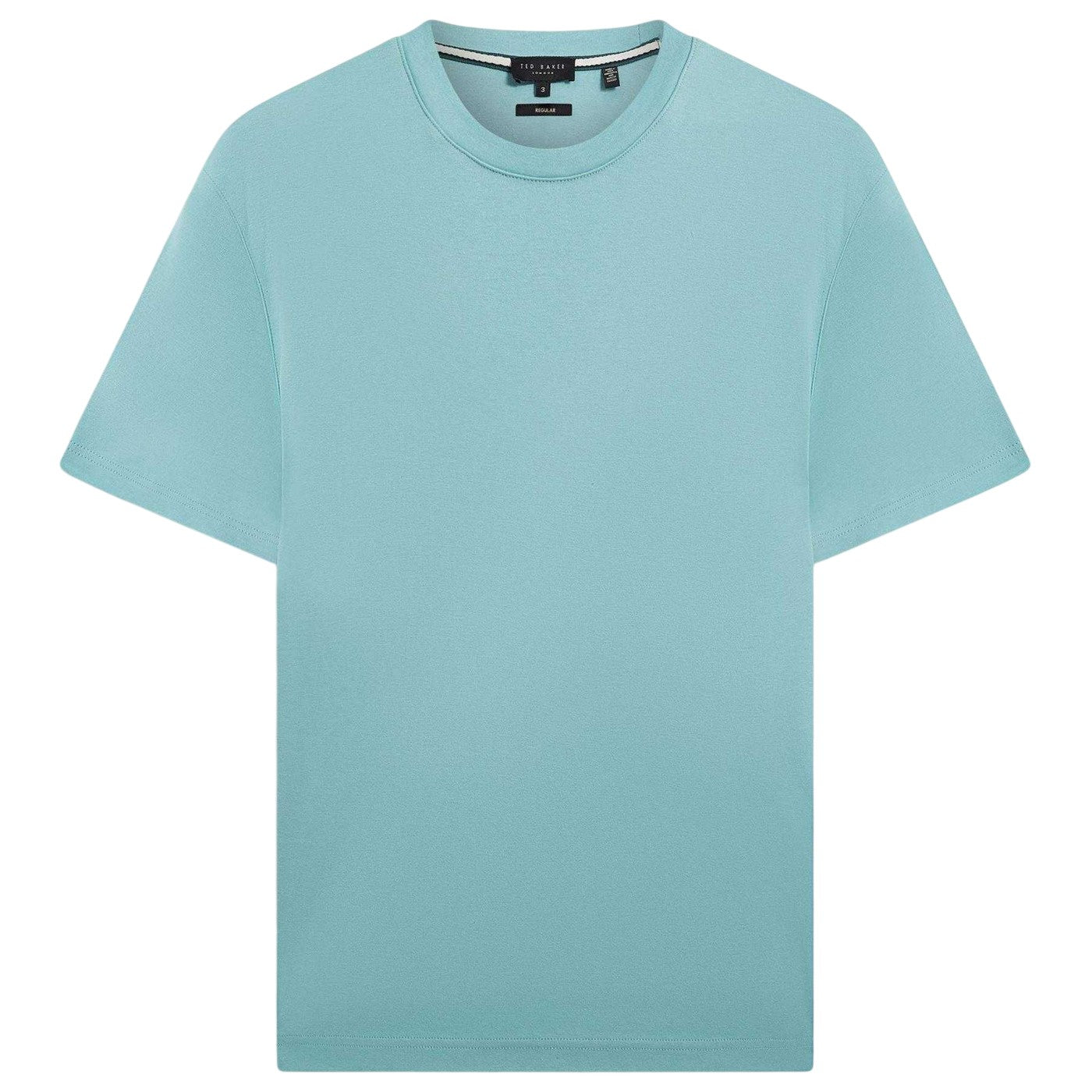 Turquoise - Front - Ted Baker Mens Soft Touch Short-Sleeved T-Shirt
