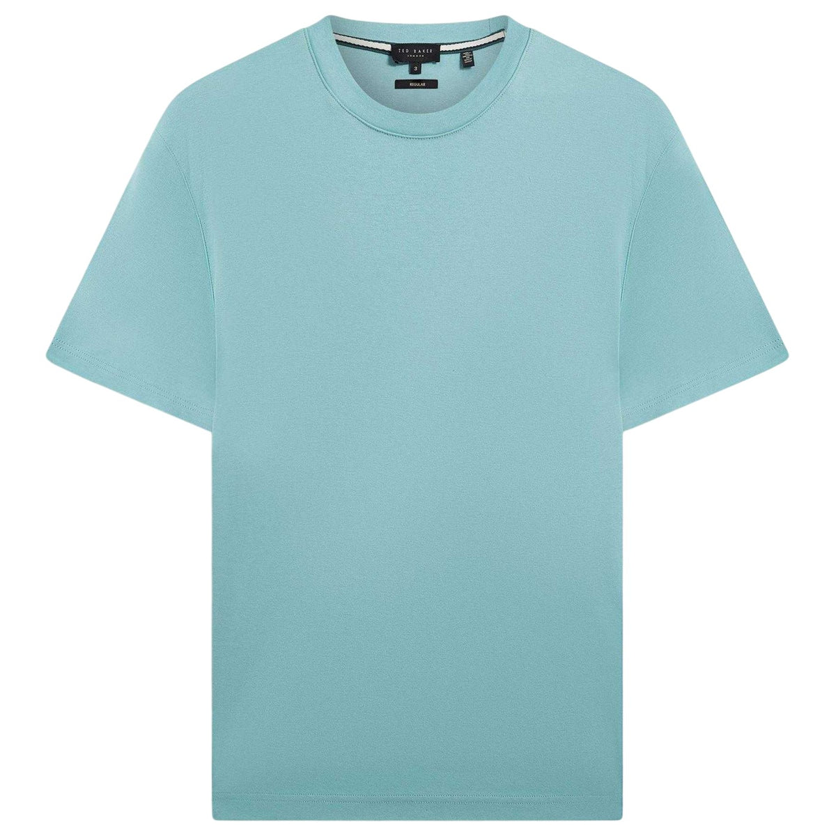 Turquoise - Front - Ted Baker Mens Soft Touch Short-Sleeved T-Shirt